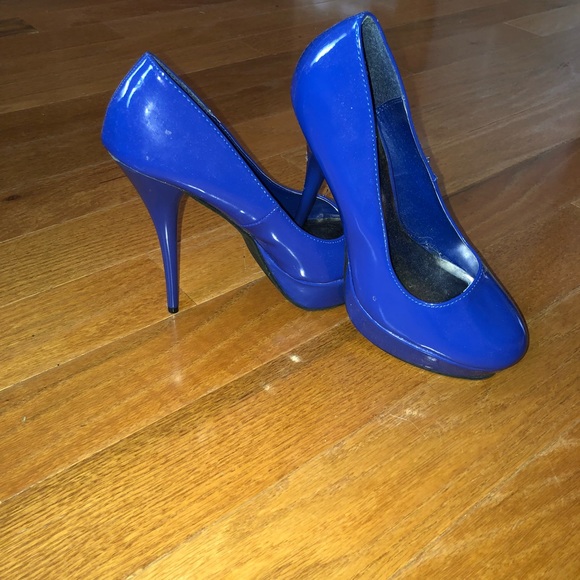 Shoes Electric Blue Heels Poshmark